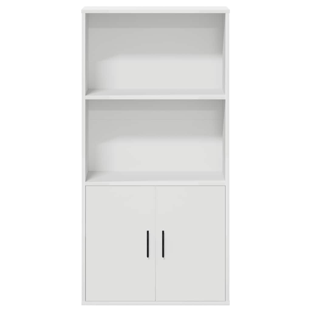 vidaXL Bibliotecă, alb, 60x24x120 cm, lemn prelucrat vidaXL Bibliotecă, alb, 60x24x120 cm, lemn prelucrat