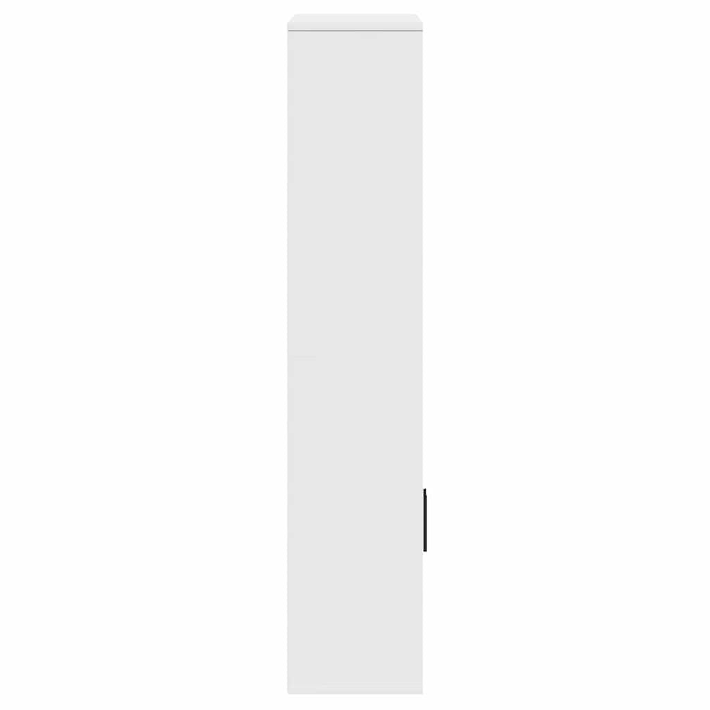 vidaXL Bibliotecă, alb, 60x24x120 cm, lemn prelucrat vidaXL Bibliotecă, alb, 60x24x120 cm, lemn prelucrat