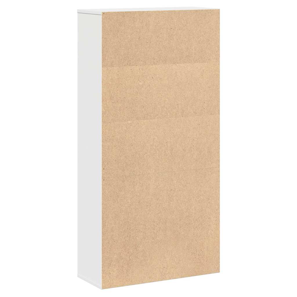 vidaXL Bibliotecă, alb, 60x24x120 cm, lemn prelucrat vidaXL Bibliotecă, alb, 60x24x120 cm, lemn prelucrat