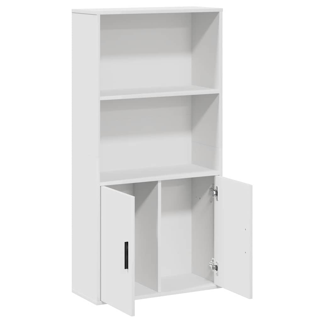vidaXL Bibliotecă, alb, 60x24x120 cm, lemn prelucrat vidaXL Bibliotecă, alb, 60x24x120 cm, lemn prelucrat