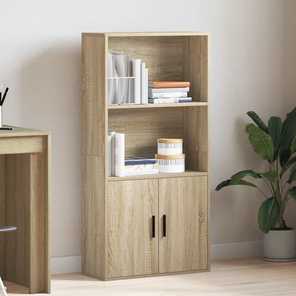 vidaXL Bibliotecă, stejar sonoma, 60x24x120 cm, lemn prelucrat vidaXL Bibliotecă, stejar sonoma, 60x24x120 cm, lemn prelucrat