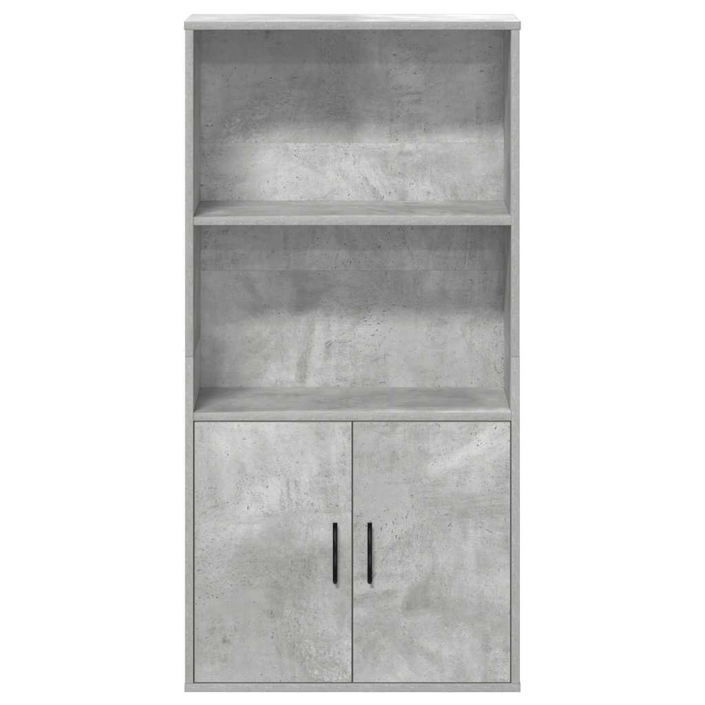 vidaXL Bibliotecă, gri beton, 60x24x120 cm, lemn prelucrat vidaXL Bibliotecă, gri beton, 60x24x120 cm, lemn prelucrat