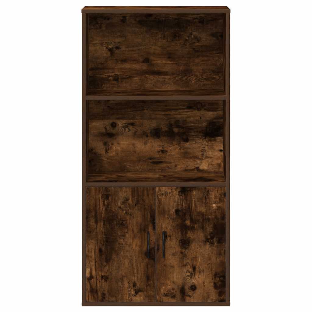 vidaXL Bibliotecă, stejar fumuriu, 60x24x120 cm, lemn prelucrat vidaXL Bibliotecă, stejar fumuriu, 60x24x120 cm, lemn prelucrat