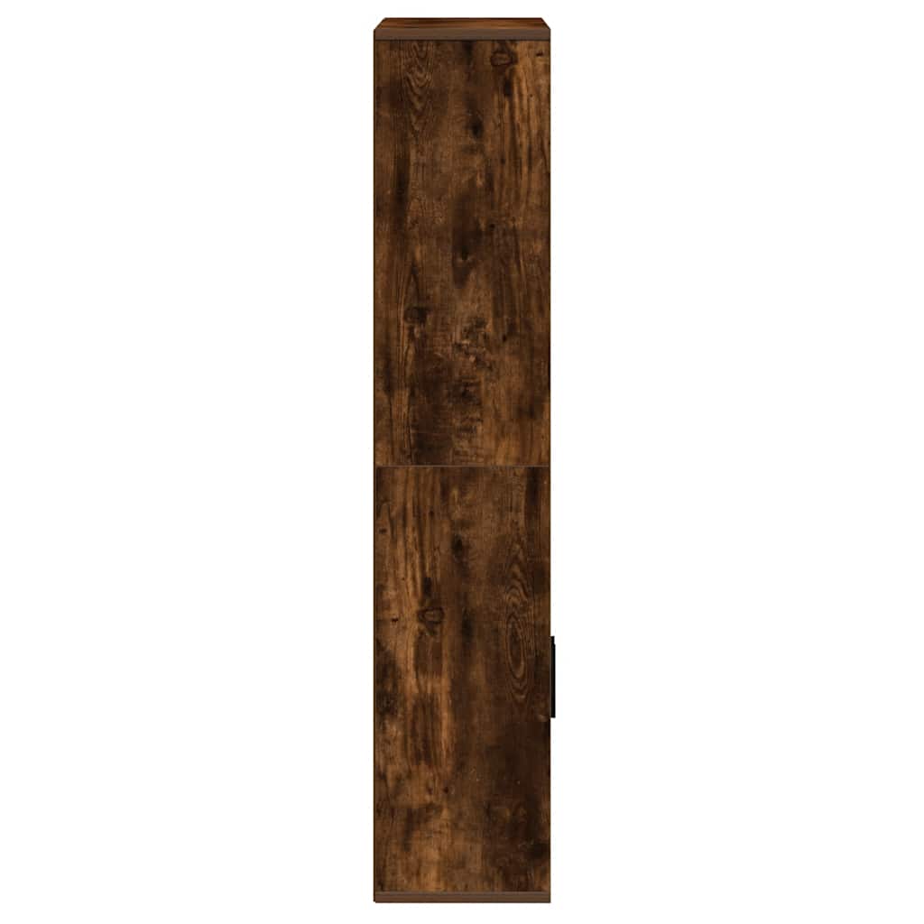 vidaXL Bibliotecă, stejar fumuriu, 60x24x120 cm, lemn prelucrat vidaXL Bibliotecă, stejar fumuriu, 60x24x120 cm, lemn prelucrat