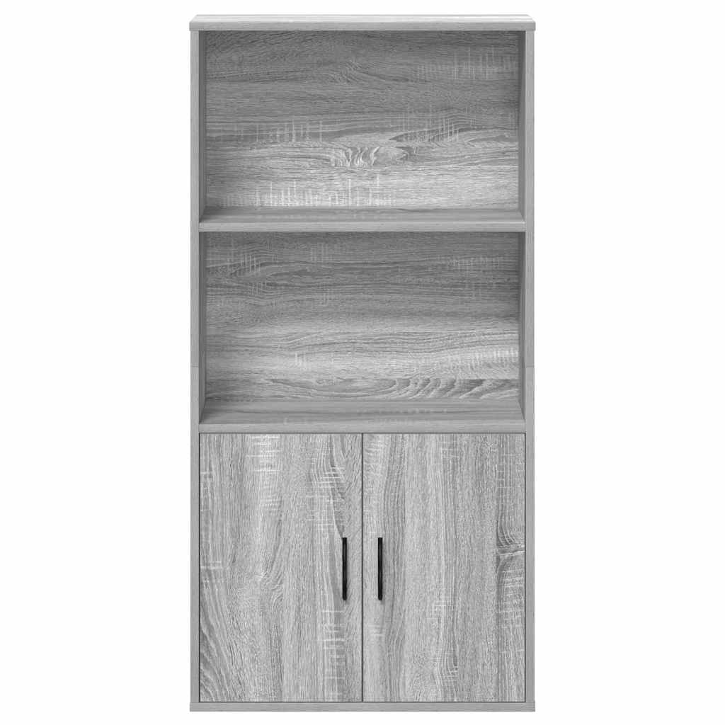 vidaXL Bibliotecă, gri sonoma, 60x24x120 cm, lemn prelucrat vidaXL Bibliotecă, gri sonoma, 60x24x120 cm, lemn prelucrat