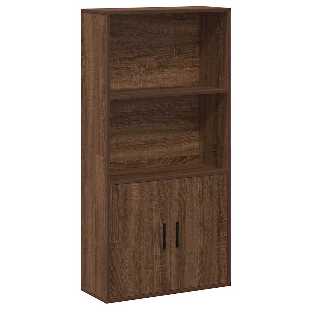 vidaXL Bibliotecă, stejar maro, 60x24x120 cm, lemn prelucrat vidaXL Bibliotecă, stejar maro, 60x24x120 cm, lemn prelucrat