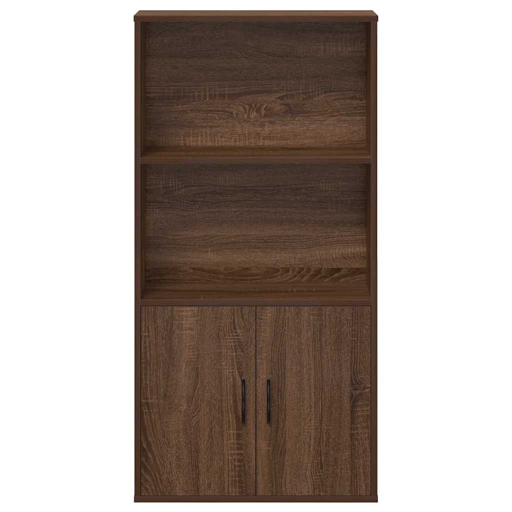 vidaXL Bibliotecă, stejar maro, 60x24x120 cm, lemn prelucrat vidaXL Bibliotecă, stejar maro, 60x24x120 cm, lemn prelucrat