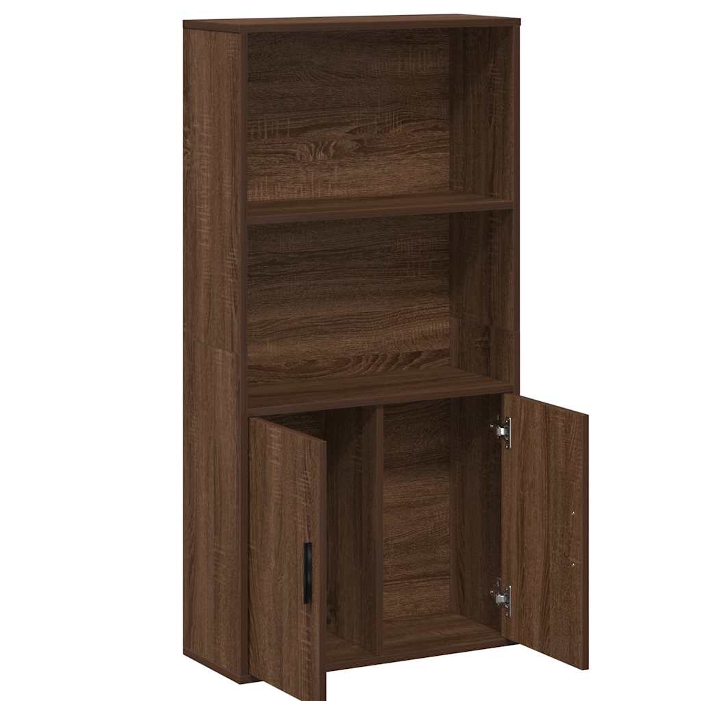 vidaXL Bibliotecă, stejar maro, 60x24x120 cm, lemn prelucrat vidaXL Bibliotecă, stejar maro, 60x24x120 cm, lemn prelucrat