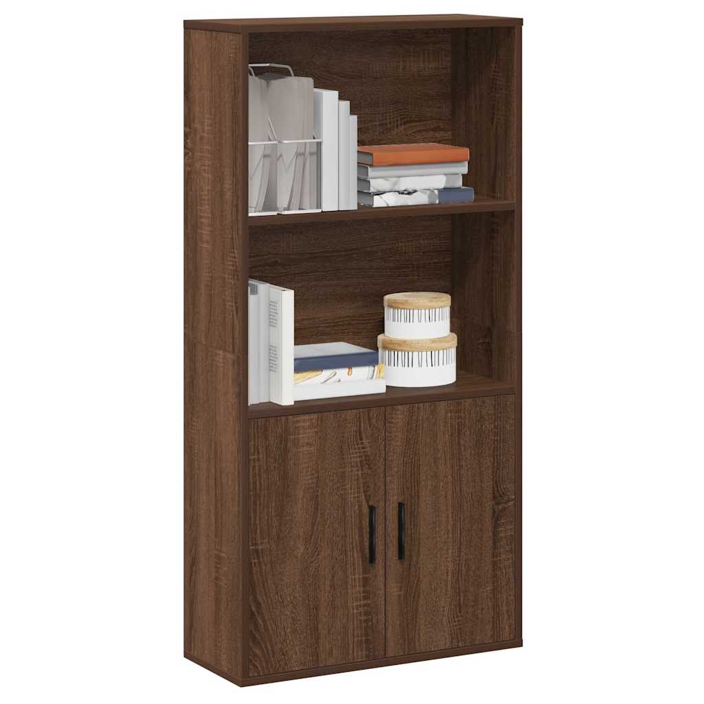 vidaXL Bibliotecă, stejar maro, 60x24x120 cm, lemn prelucrat vidaXL Bibliotecă, stejar maro, 60x24x120 cm, lemn prelucrat