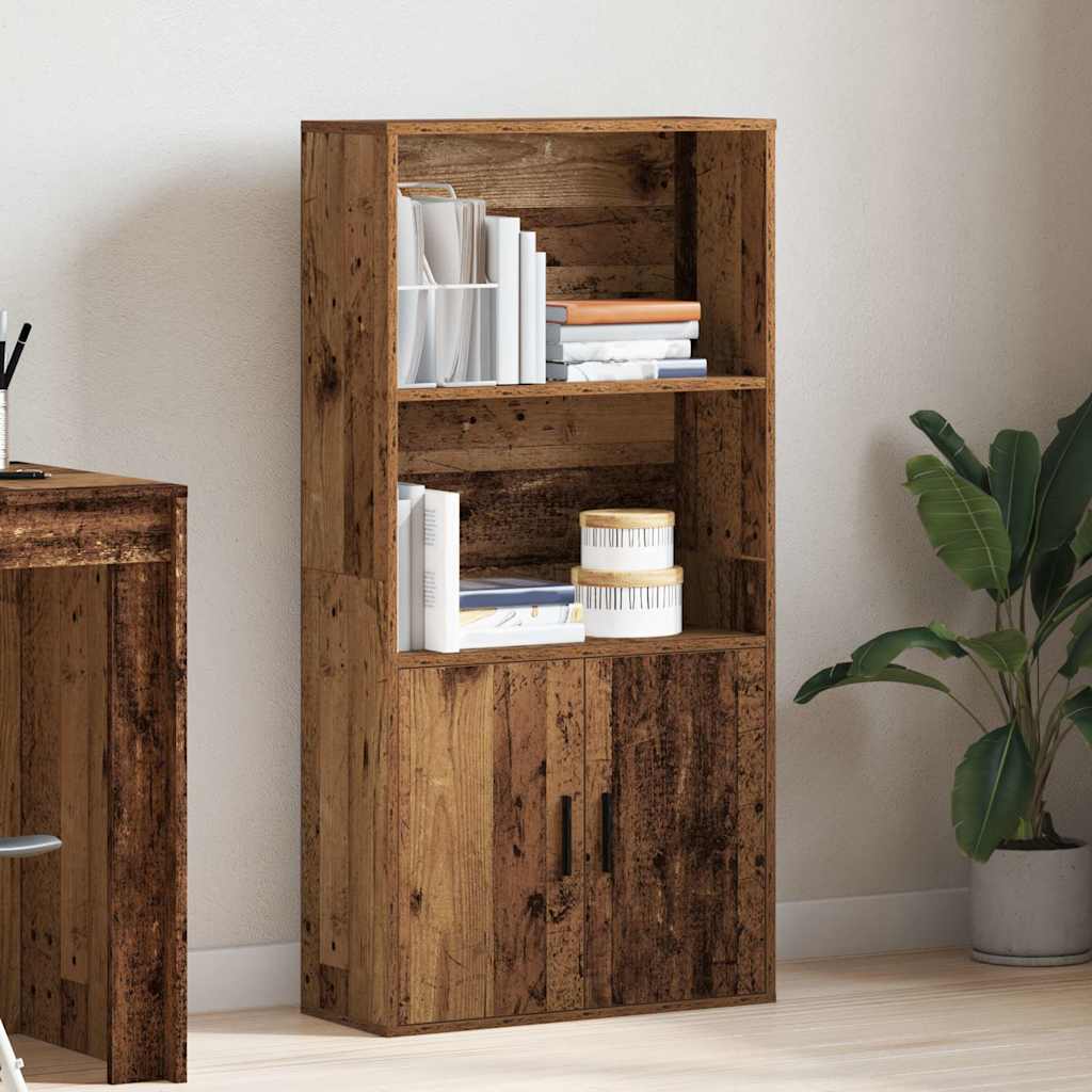 vidaXL Bibliotecă, lemn vechi, 60x24x120 cm, lemn prelucrat vidaXL Bibliotecă, lemn vechi, 60x24x120 cm, lemn prelucrat