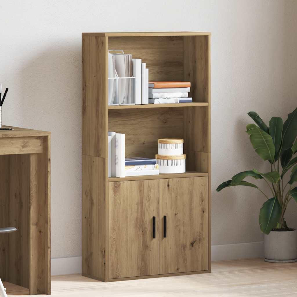 vidaXL Bibliotecă, stejar artizanal, 60x24x120 cm, lemn prelucrat vidaXL Bibliotecă, stejar artizanal, 60x24x120 cm, lemn prelucrat
