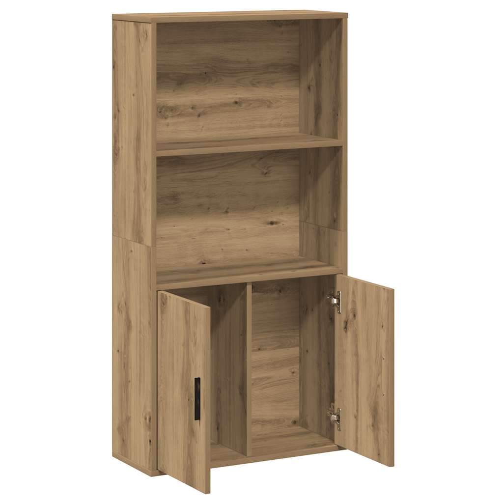 vidaXL Bibliotecă, stejar artizanal, 60x24x120 cm, lemn prelucrat vidaXL Bibliotecă, stejar artizanal, 60x24x120 cm, lemn prelucrat