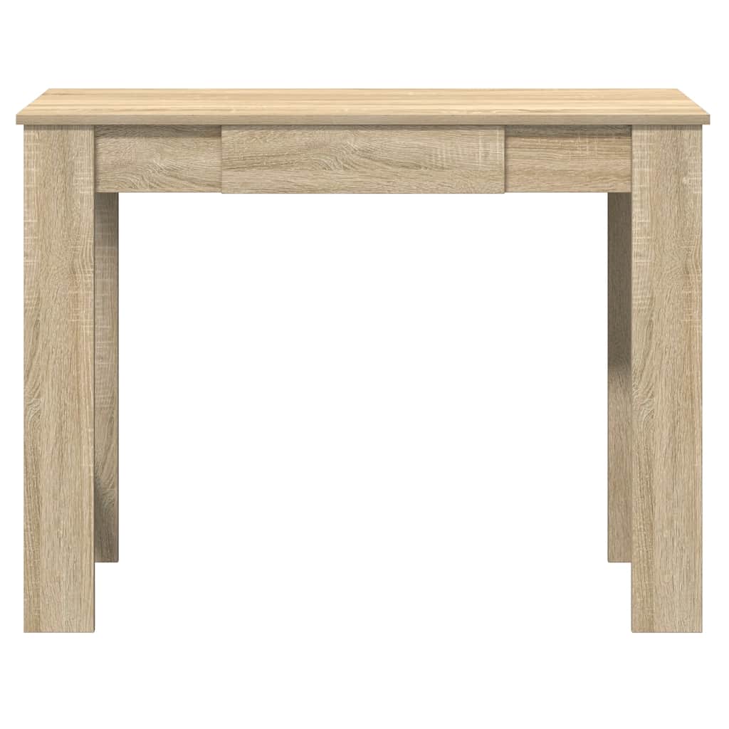 vidaXL Birou, stejar sonoma,100x45x75 cm, lemn prelucrat