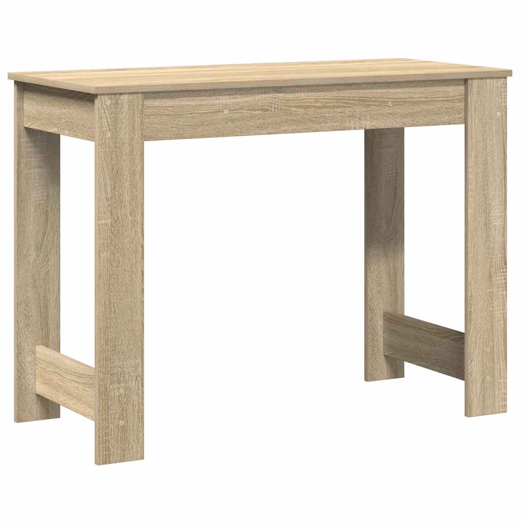 vidaXL Birou, stejar sonoma,100x45x75 cm, lemn prelucrat