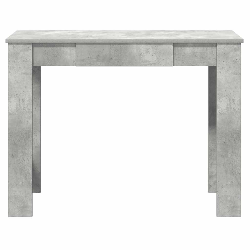 vidaXL Birou, gri beton,100x45x75 cm, lemn compozit