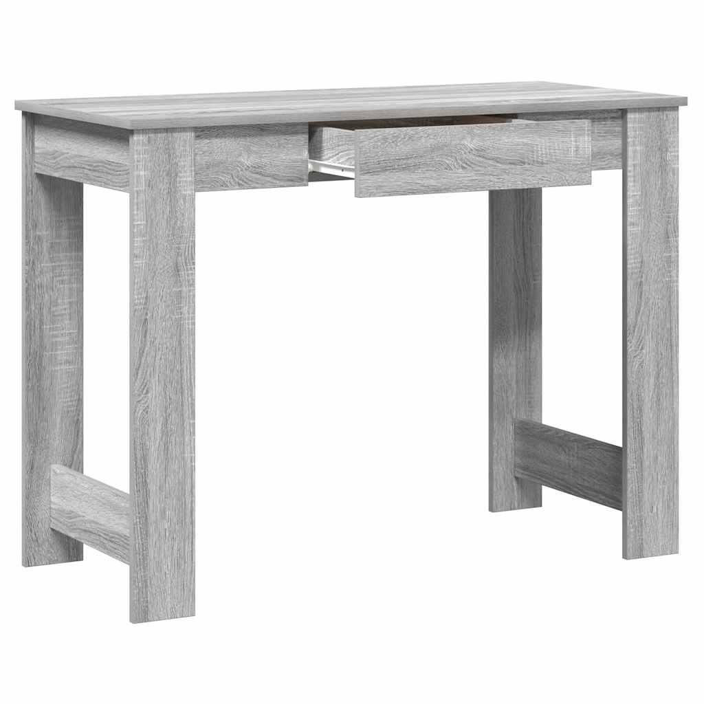 vidaXL Birou Gri Sonoma 100x45x75 cm lemn prelucrat vidaXL Birou Gri Sonoma 100x45x75 cm lemn prelucrat