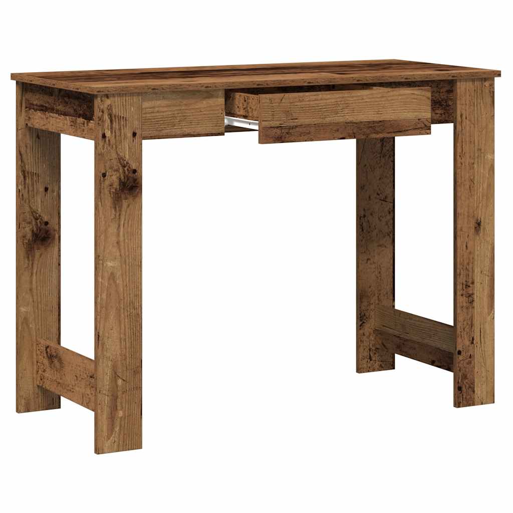 vidaXL Birou din lemn vechi 100x45x75 cm din lemn prelucrat