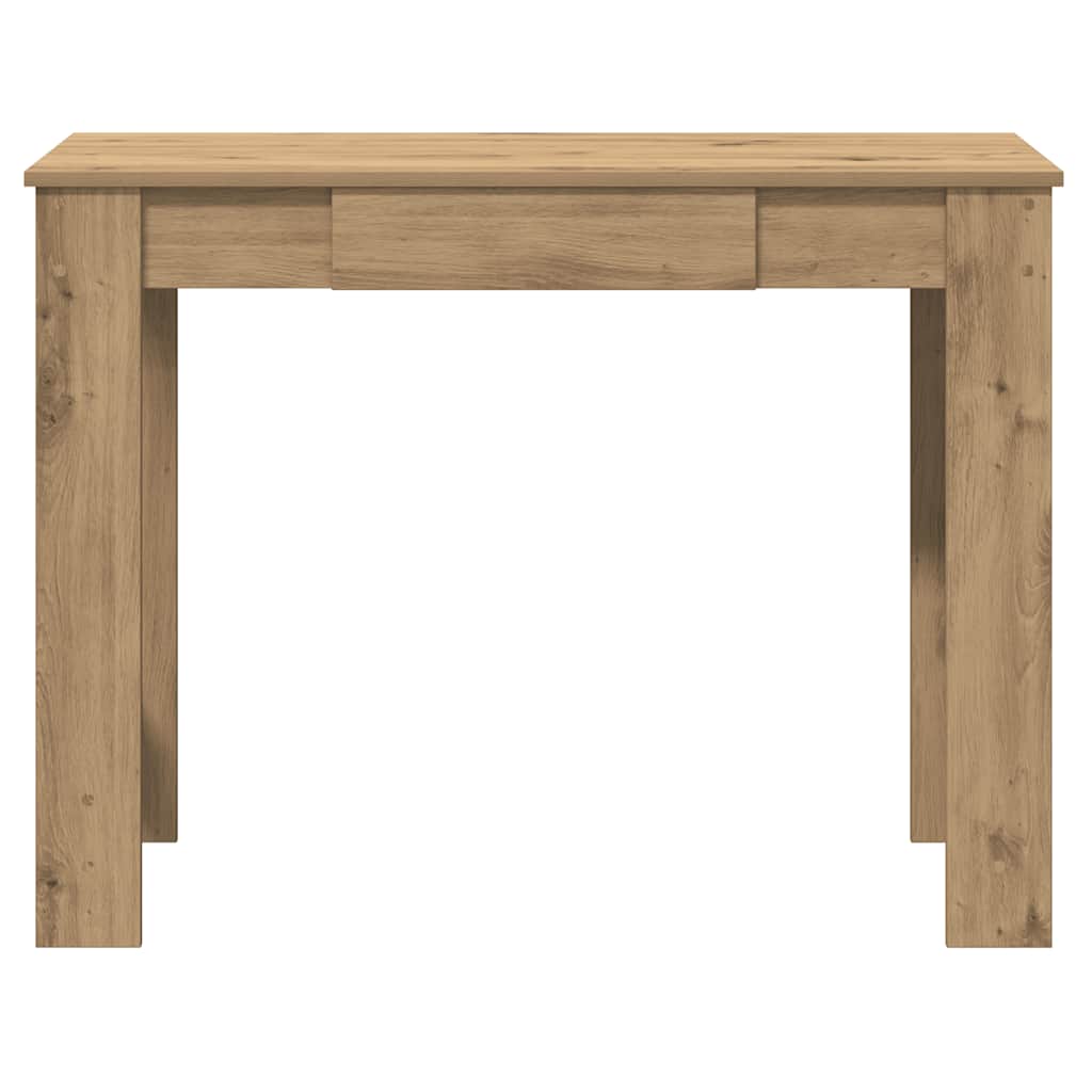 vidaXL Birou, stejar artizanal, 100x45x75 cm, lemn prelucrat