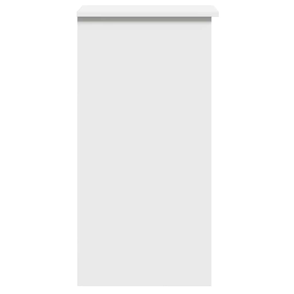 vidaXL Birou cu rafturi, alb, 84x40x78 cm, PAL vidaXL Birou cu rafturi, alb, 84x40x78 cm, PAL