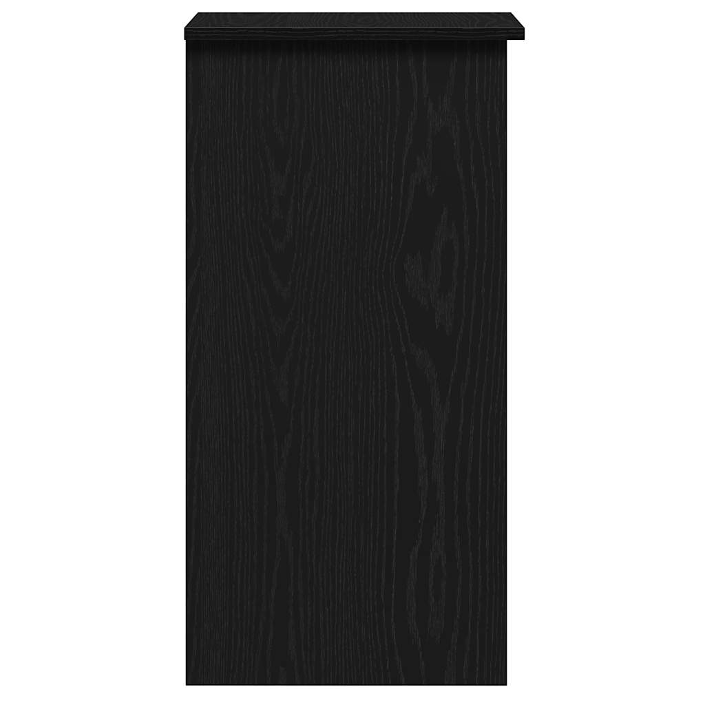 vidaXL Birou cu rafturi, negru, 84x40x78 cm, PAL vidaXL Birou cu rafturi, negru, 84x40x78 cm, PAL