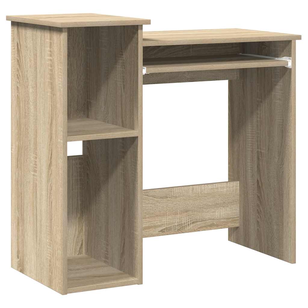 vidaXL Birou cu rafturi, stejar sonoma, 84x40x78 cm, PAL vidaXL Birou cu rafturi, stejar sonoma, 84x40x78 cm, PAL