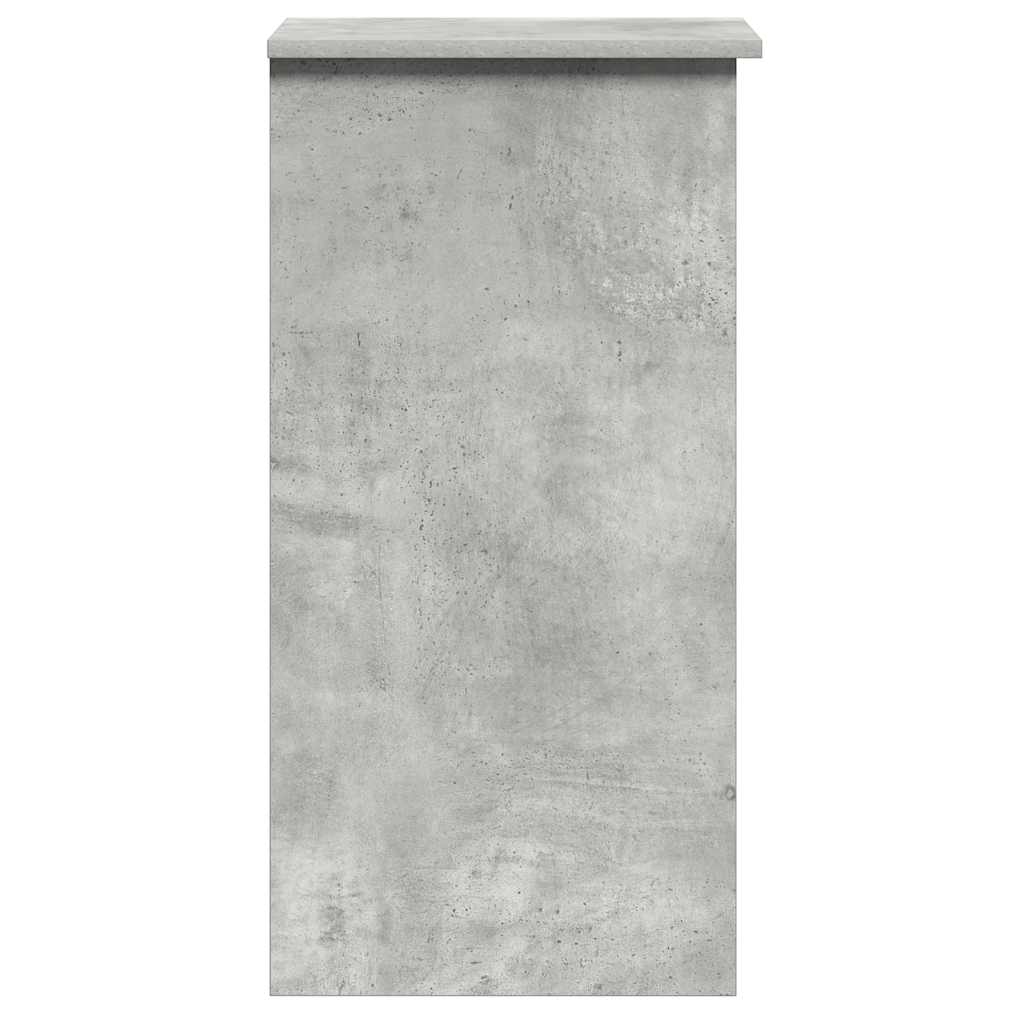 vidaXL Birou cu rafturi, gri beton, 84x40x78 cm, PAL vidaXL Birou cu rafturi, gri beton, 84x40x78 cm, PAL