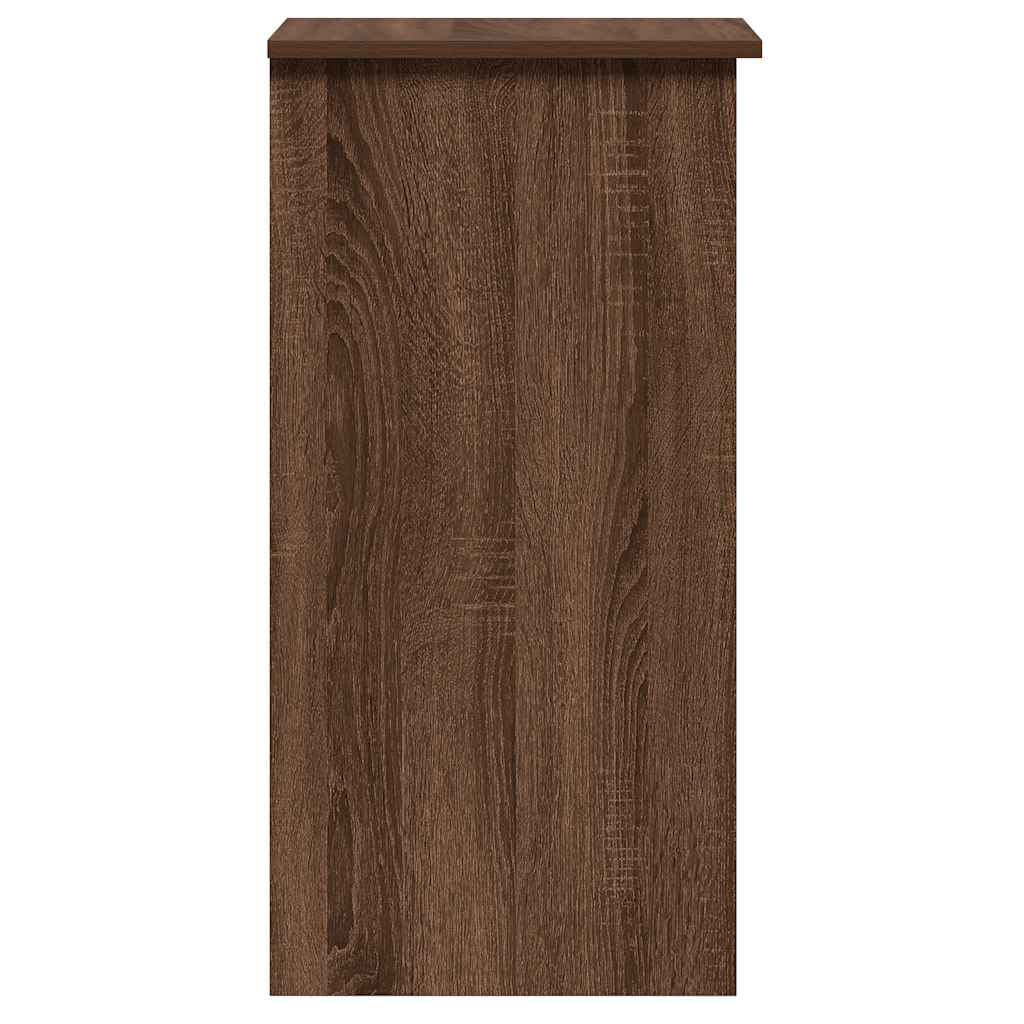 vidaXL Birou cu rafturi, stejar maro, 84x40x78 cm, lemn compozit vidaXL Birou cu rafturi, stejar maro, 84x40x78 cm, lemn compozit