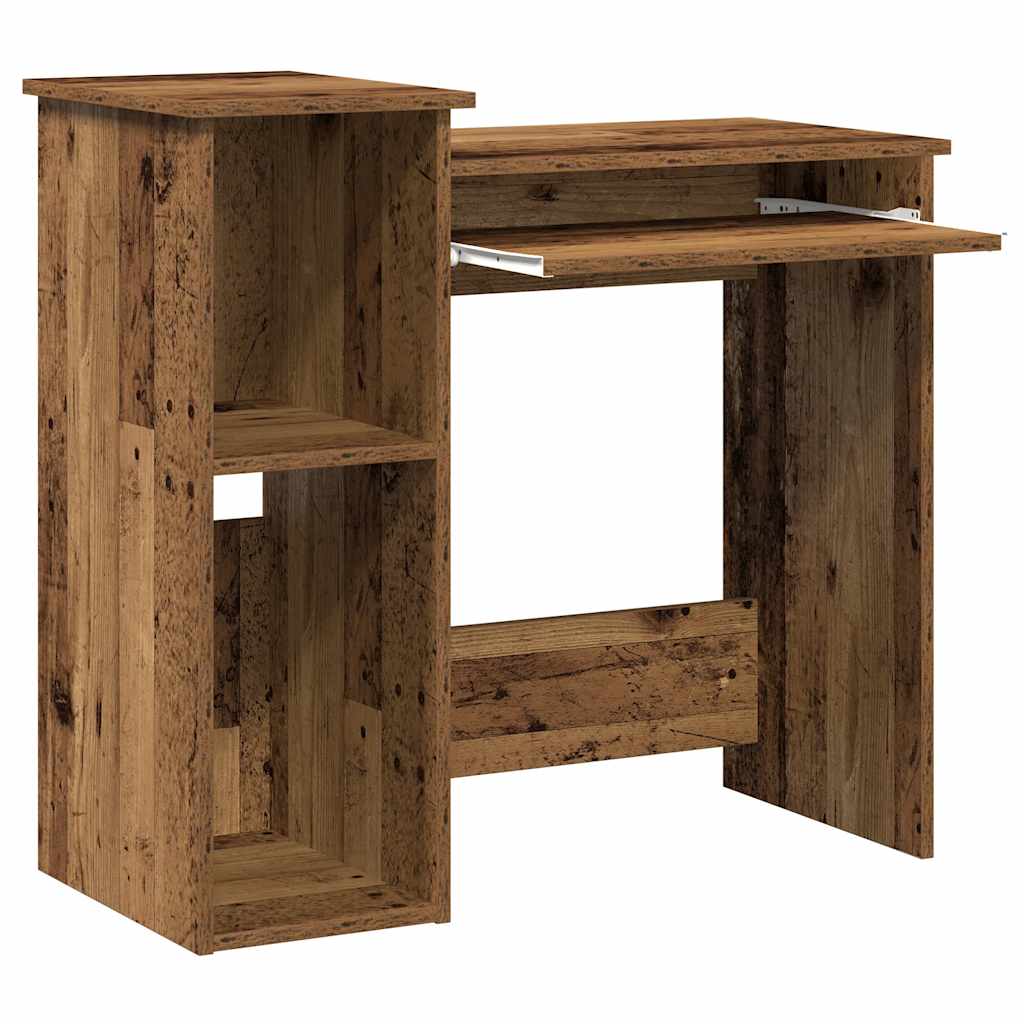 vidaXL Birou cu rafturi, lemn vechi, 84x40x78 cm, lemn prelucrat vidaXL Birou cu rafturi, lemn vechi, 84x40x78 cm, lemn prelucrat