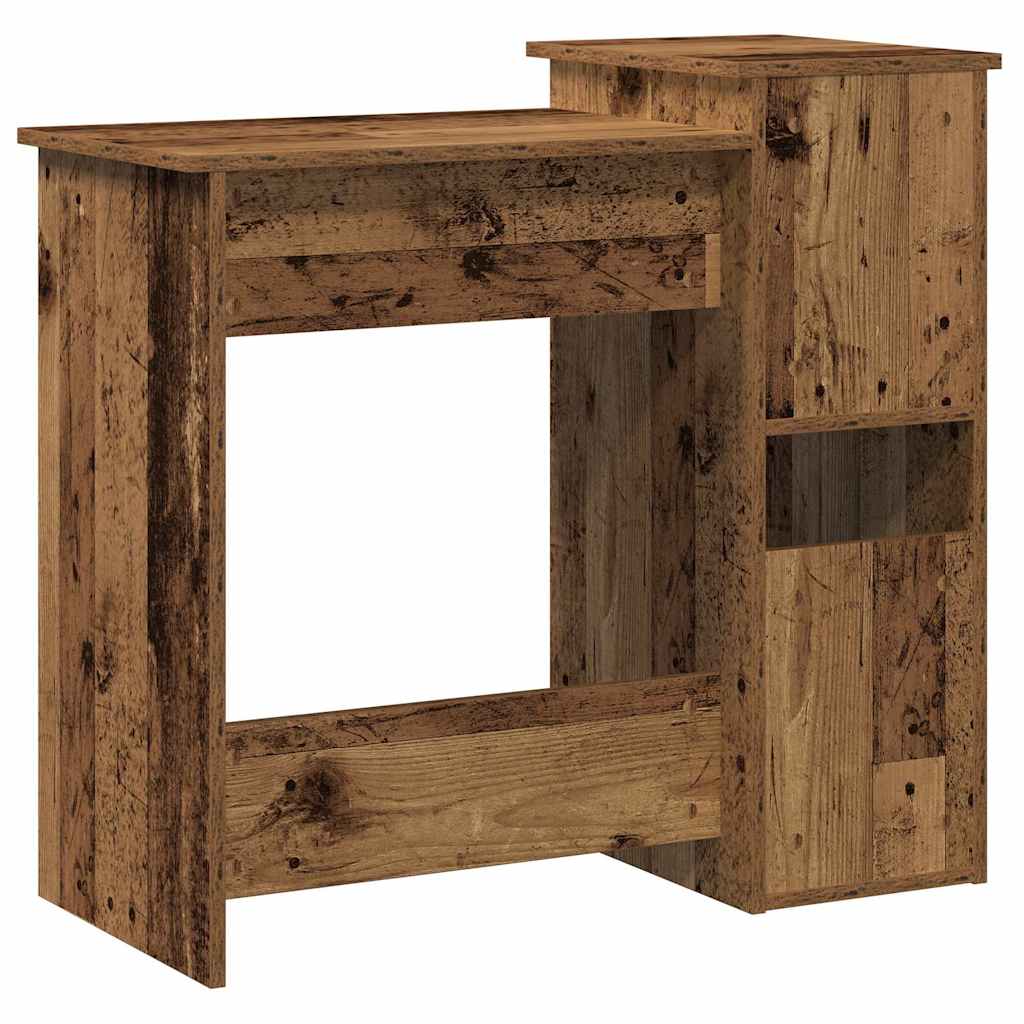 vidaXL Birou cu rafturi, lemn vechi, 84x40x78 cm, lemn prelucrat vidaXL Birou cu rafturi, lemn vechi, 84x40x78 cm, lemn prelucrat