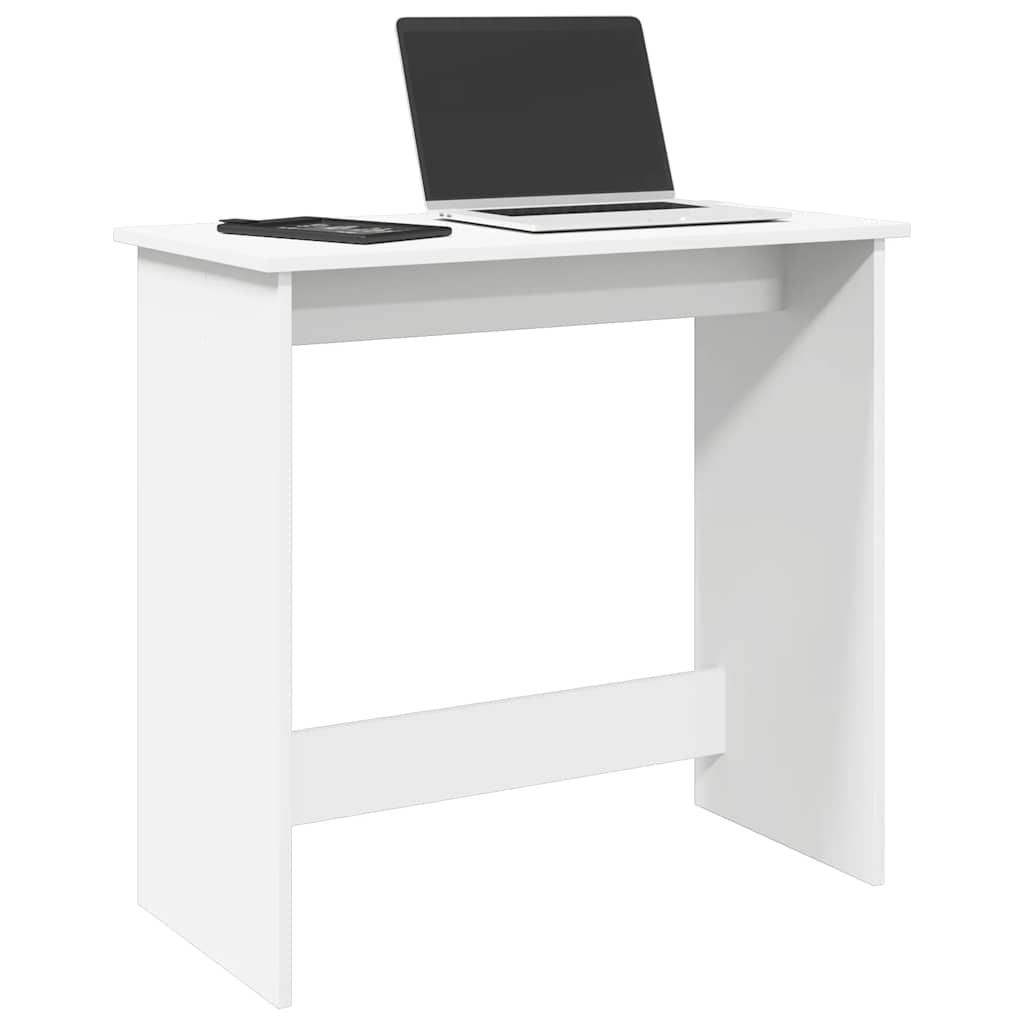 vidaXL Birou, alb, 80 x 40 x 75 cm, PAL