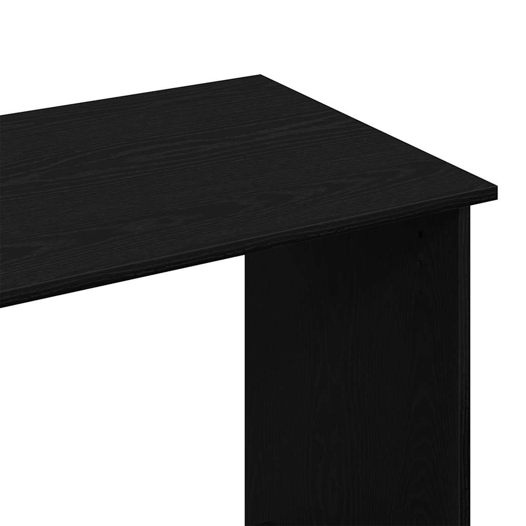 vidaXL Birou, negru, 80 x 40 x 75 cm, PAL