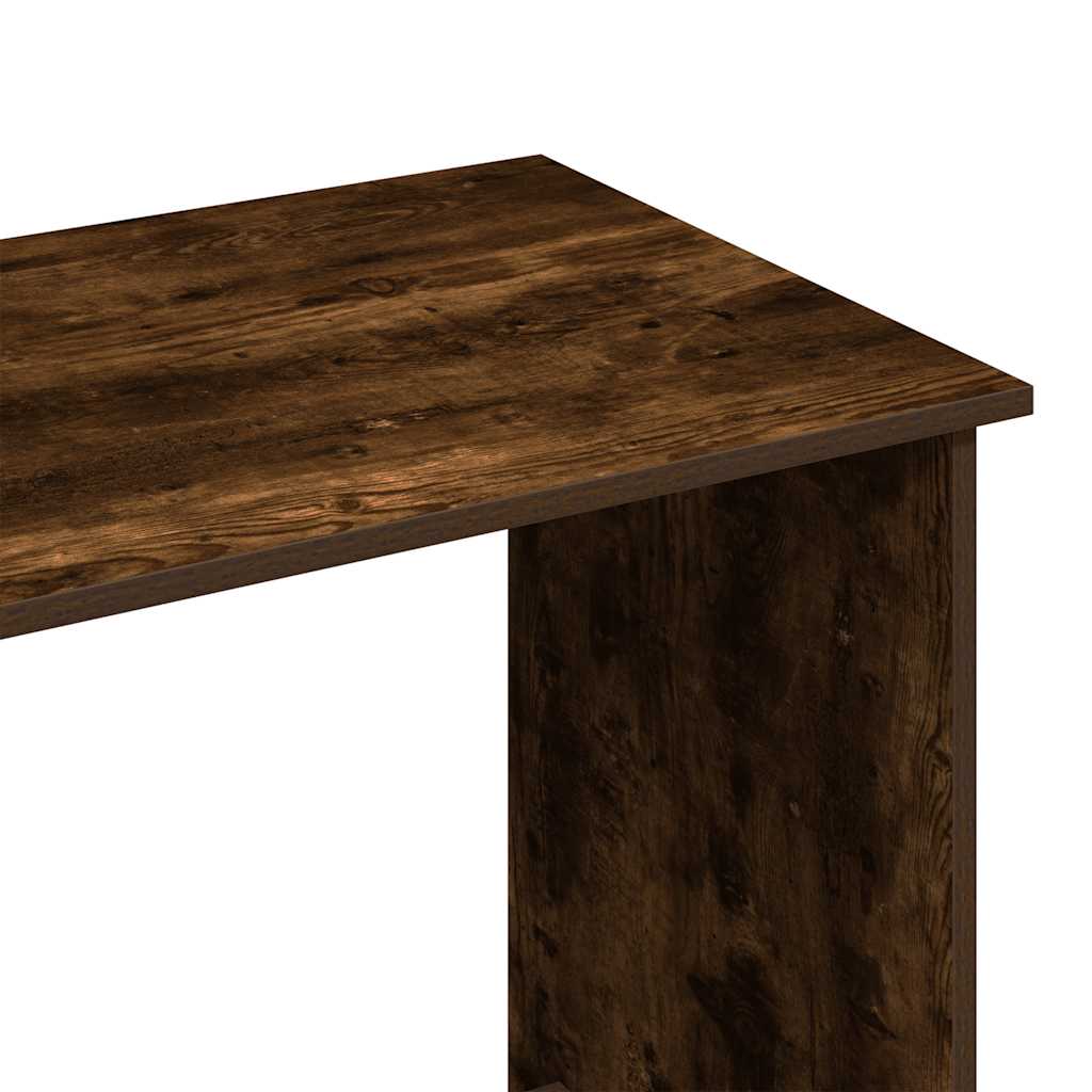 vidaXL Birou Stejar afumat 80x40x75 cm Lemn prelucrat