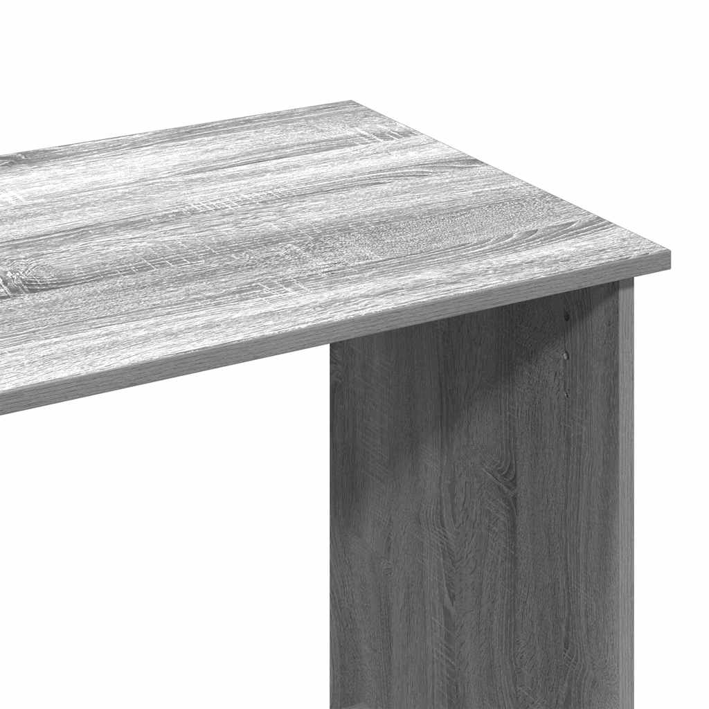 vidaXL Birou Gri Sonoma 80x40x75 cm lemn prelucrat