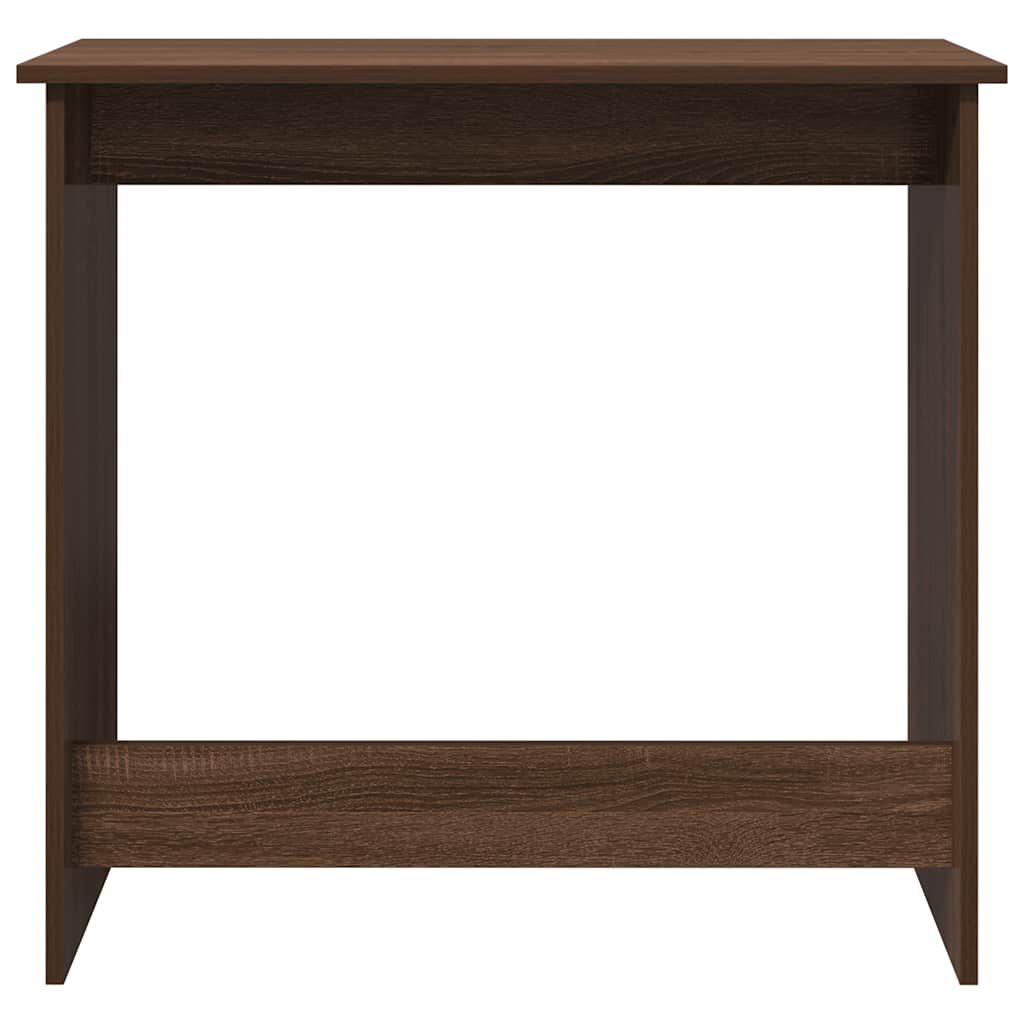 vidaXL Birou Stejar maro 80x40x75 cm Lemn prelucrat
