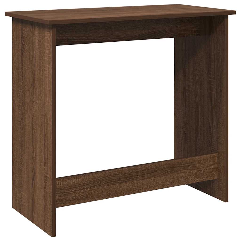 vidaXL Birou Stejar maro 80x40x75 cm Lemn prelucrat