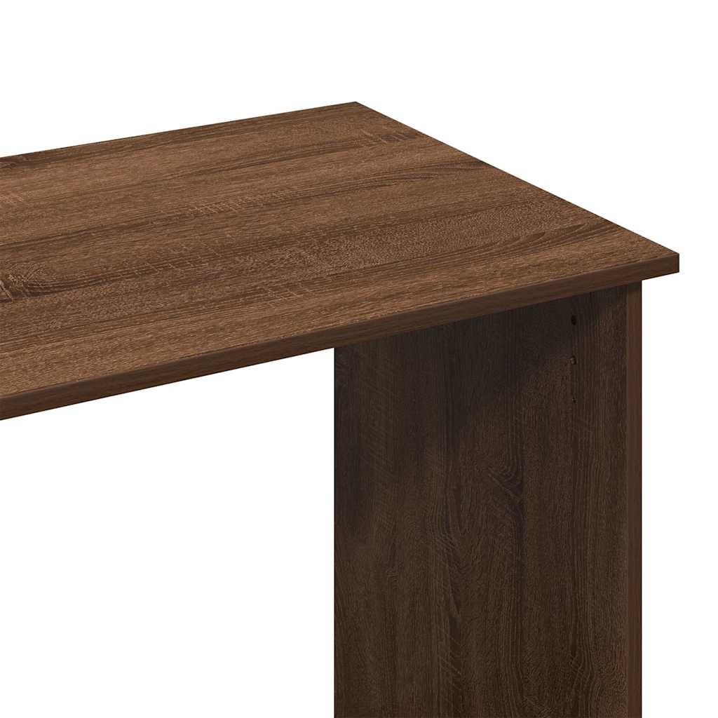 vidaXL Birou Stejar maro 80x40x75 cm Lemn prelucrat