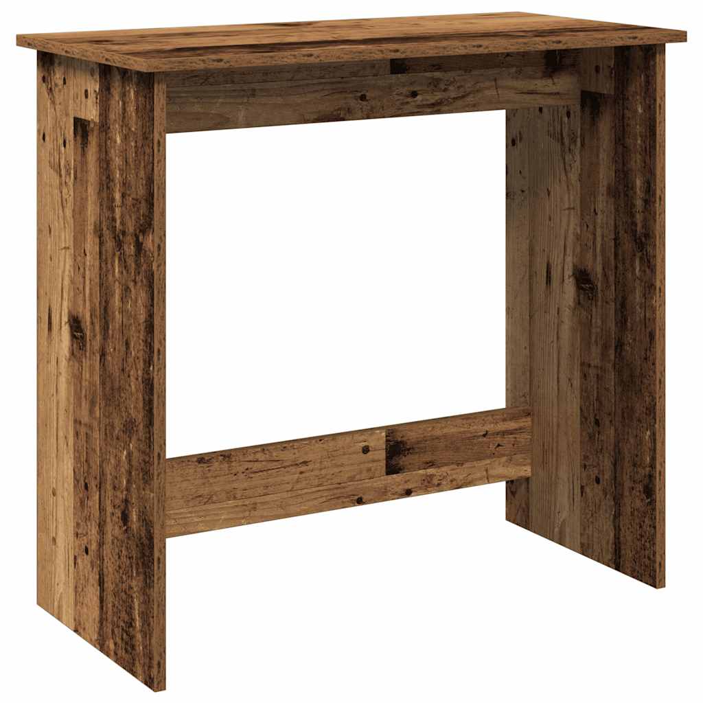 vidaXL Birou, lemn învechit, 80x40x75 cm, lemn prelucrat