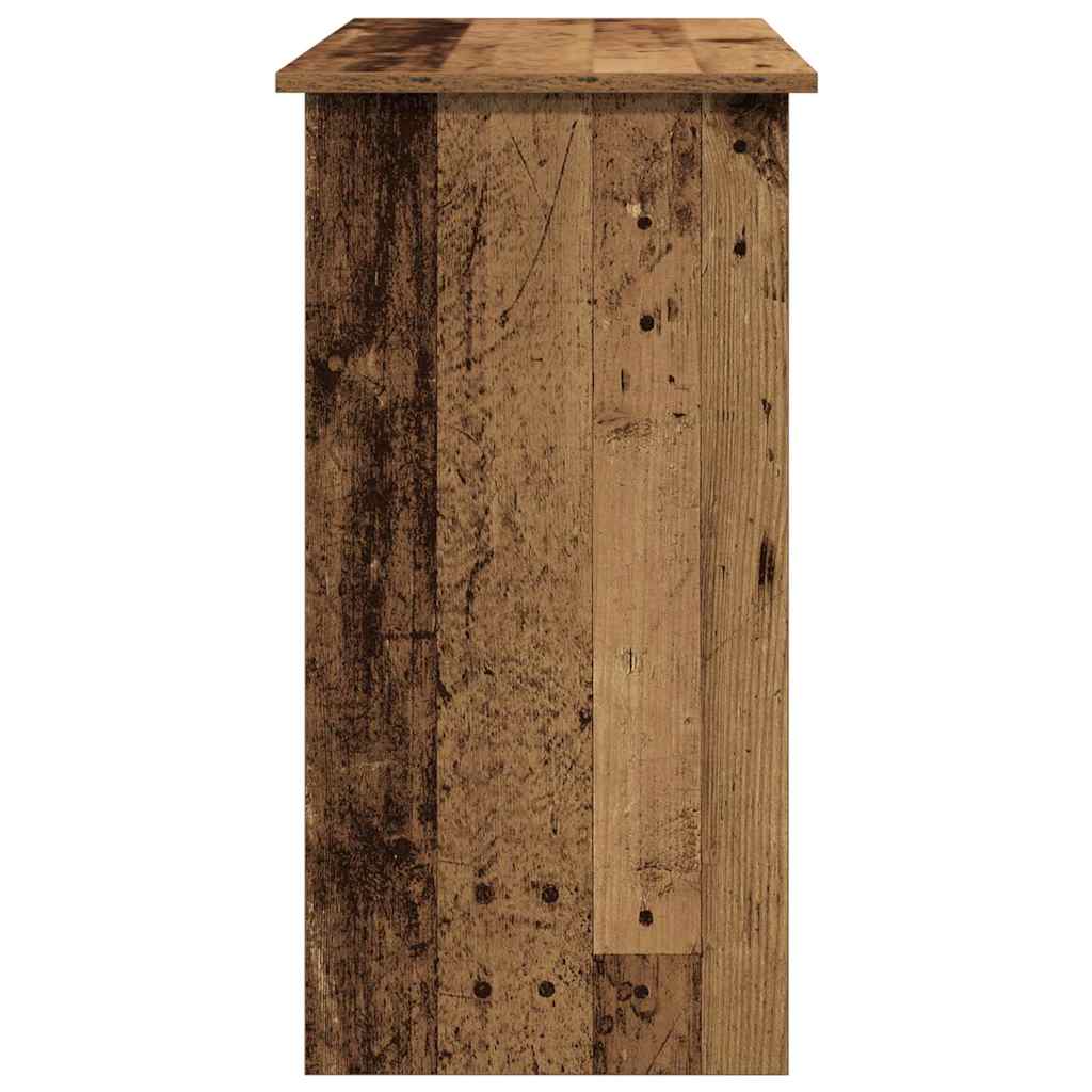 vidaXL Birou, lemn învechit, 80x40x75 cm, lemn prelucrat