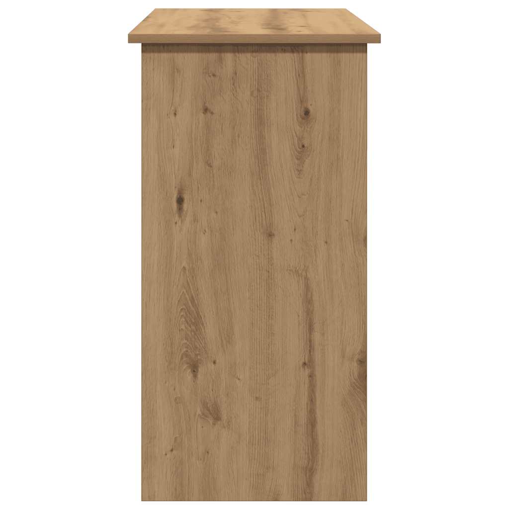 vidaXL Birou, stejar artizanal, 80x40x75 cm, lemn prelucrat