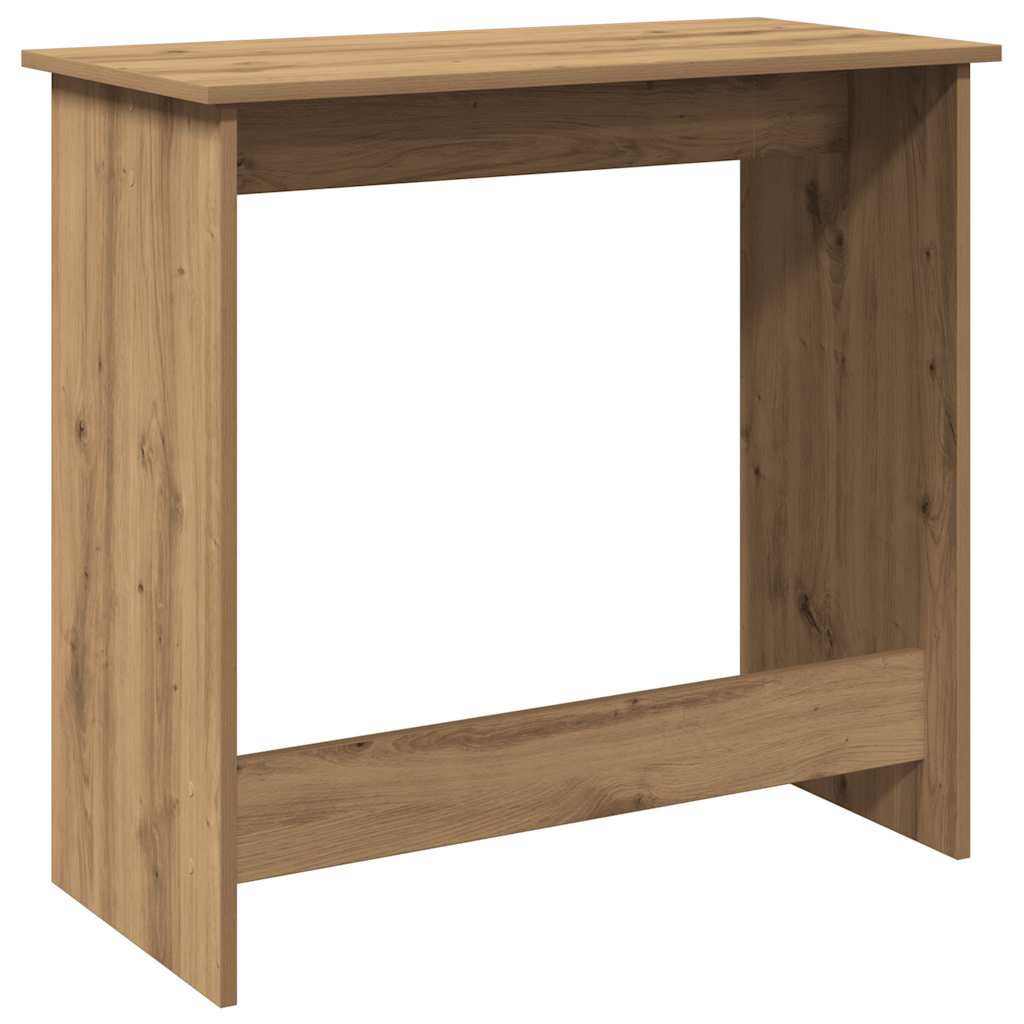 vidaXL Birou, stejar artizanal, 80x40x75 cm, lemn prelucrat