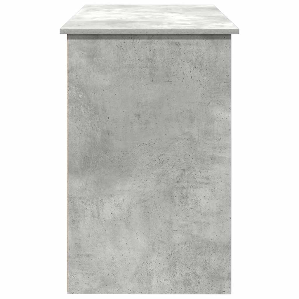 vidaXL Birou, gri beton, 102x50x75 cm, lemn compozit vidaXL Birou, gri beton, 102x50x75 cm, lemn compozit