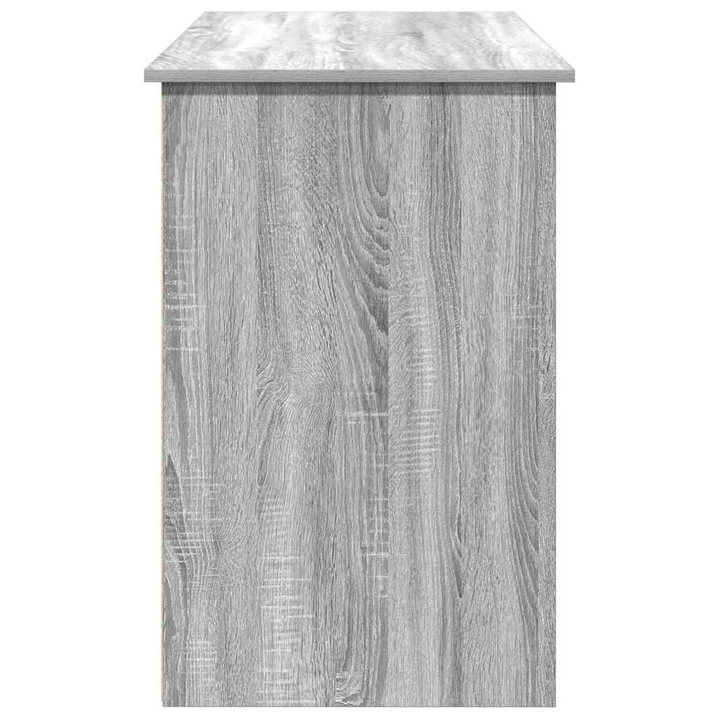 vidaXL Birou, gri sonoma, 102x50x75 cm, lemn compozit