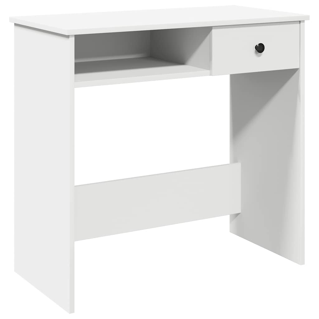 vidaXL Birou, alb, 80 x 40 x 75 cm, PAL