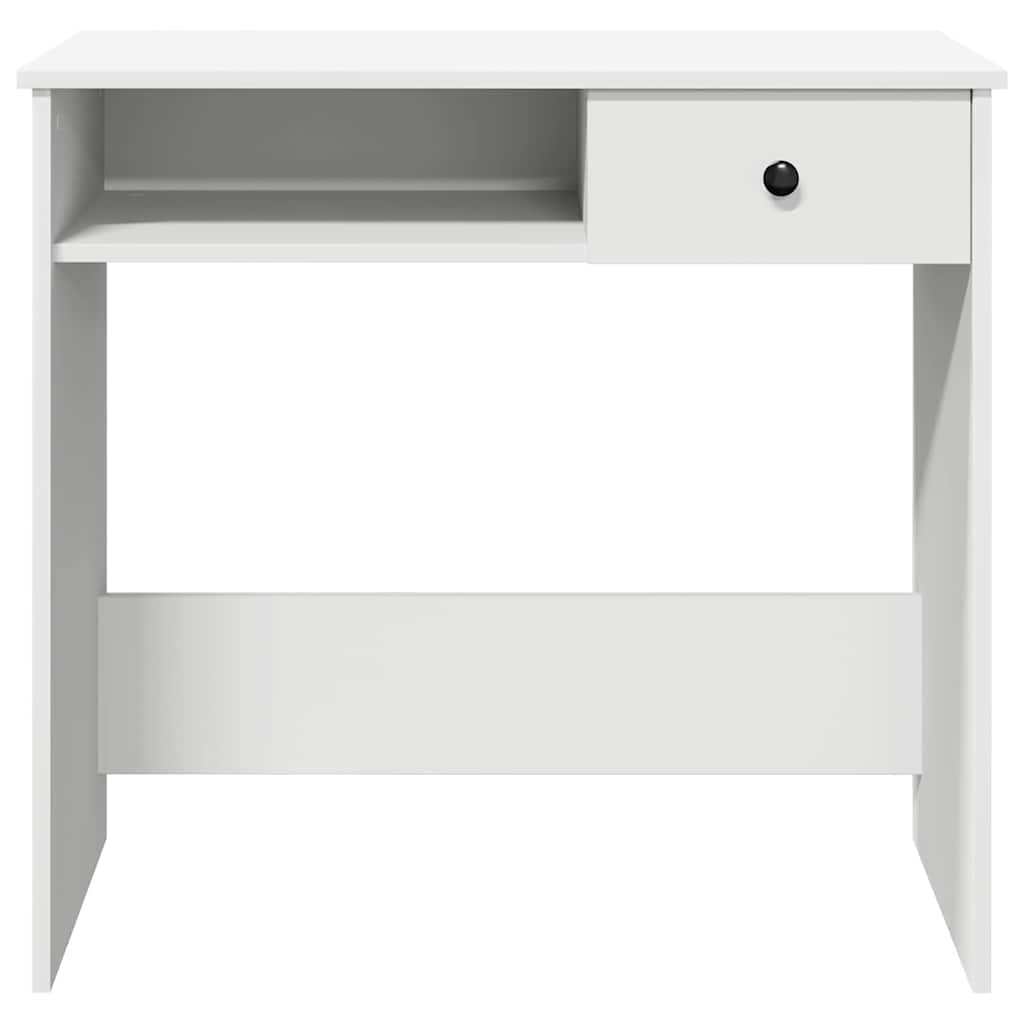 vidaXL Birou, alb, 80 x 40 x 75 cm, PAL