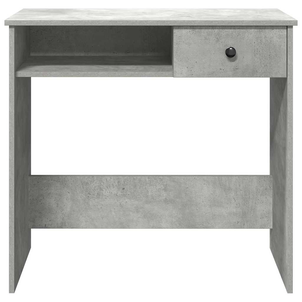 vidaXL Birou, gri beton, 80 x 40 x 75 cm, PAL