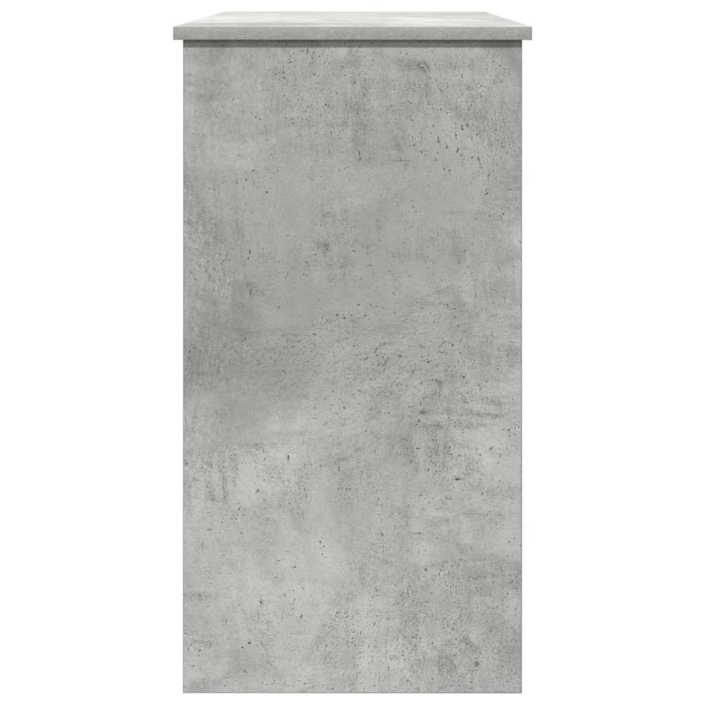 vidaXL Birou, gri beton, 80 x 40 x 75 cm, PAL
