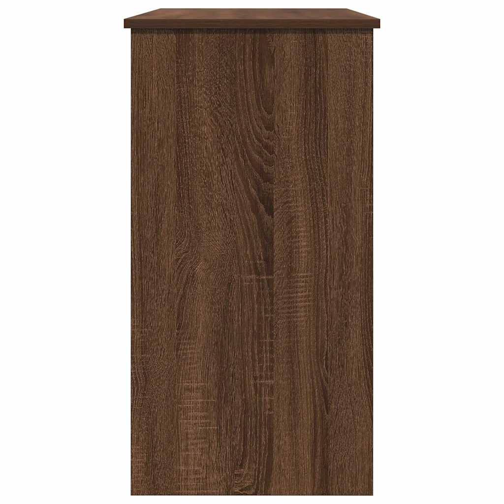 vidaXL Birou Stejar maro 80x40x75 cm Lemn prelucrat