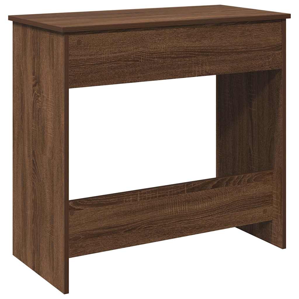 vidaXL Birou Stejar maro 80x40x75 cm Lemn prelucrat