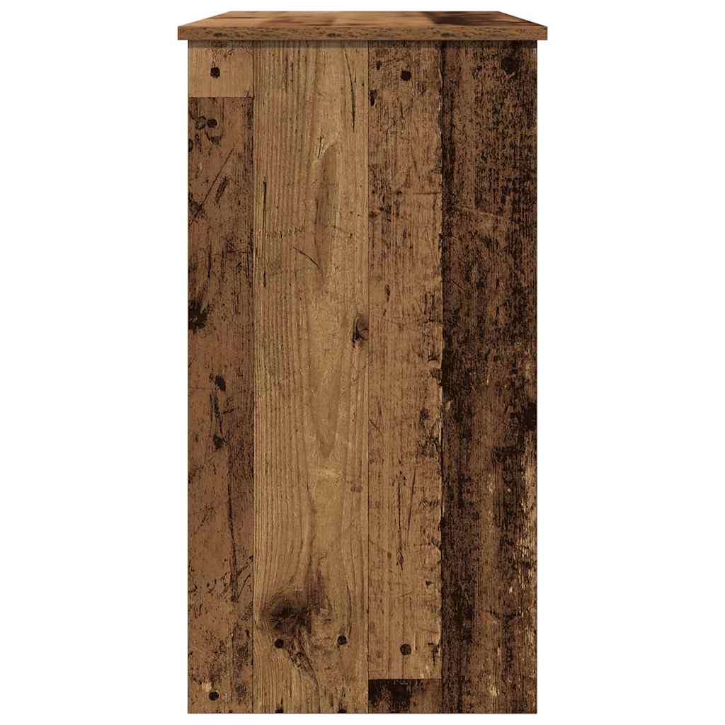 vidaXL Birou, lemn învechit, 80x40x75 cm, lemn prelucrat