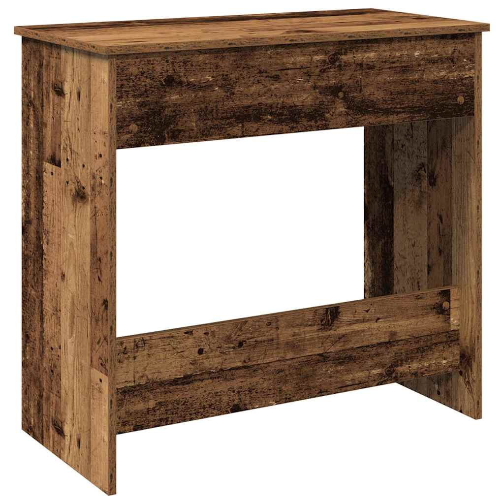 vidaXL Birou, lemn învechit, 80x40x75 cm, lemn prelucrat